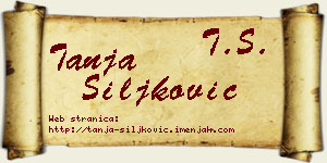 Tanja Šiljković vizit kartica